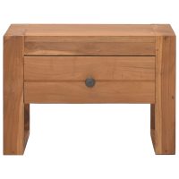 vidaXL Sängbord 50x30x35 cm massiv teak - Bild 4