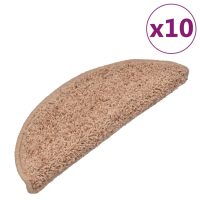 vidaXL Trappstegsmattor 10 st 65x21x4 cm beige - Bild 2