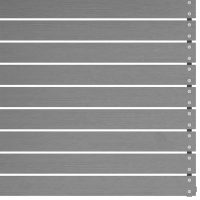 vidaXL Hörnsektion till pallsoffa 2 st Grå massiv furu - Bild 5