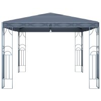 vidaXL Paviljong med ljusslinga LED 400x300 cm antracit - Bild 5