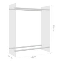 vidaXL Vedställ genomskinlig 80x35x100 cm härdat glas - Bild 6