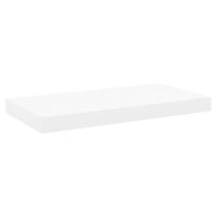 vidaXL Svävande vägghyllor 4 st ek och vit 50x23x3,8 cm MDF - Bild 4