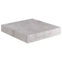 vidaXL Svävande vägghyllor 2 st betonggrå 23x23,5x3,8 cm MDF - Bild 4