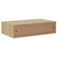 vidaXL Vägglådor ek och vit 2 st 40x23,5x10 cm MDF - Bild 8