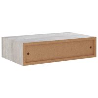 vidaXL Vägglådor betonggrå 2 st 40x23,5x10 cm MDF - Bild 8