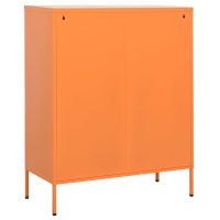 vidaXL Förvaringsskåp orange 80x35x101,5 cm stål - Bild 7