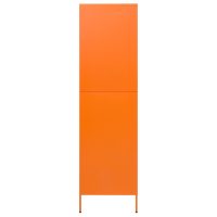 vidaXL Garderob 90x50x180 cm Orange stål - Bild 5