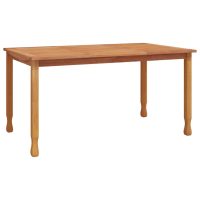 vidaXL Trädgårdsbord 150x90x75 cm massiv teak - Bild 2