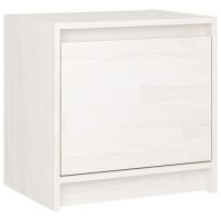 vidaXL Sängbord 2 st vit 40x30,5x40 cm massiv furu - Bild 5