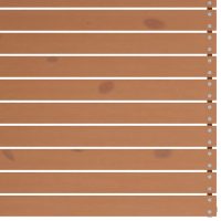 vidaXL Hörnsektion till trädgårdssoffa honungsbrun massiv furu - Bild 4