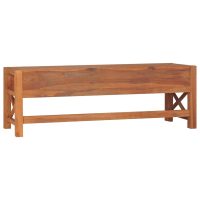 vidaXL Tv-bänk med lådor 120x40x45 cm massiv teak - Bild 4