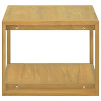 vidaXL Väggmonterat badrumsskåp 60x45x35 cm massiv teak - Bild 3