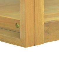 vidaXL Väggmonterat badrumsskåp 60x45x35 cm massiv teak - Bild 5