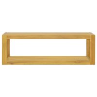 vidaXL Väggmonterat badrumsskåp 110x45x35 cm massiv teak - Bild 2