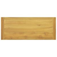 vidaXL Väggmonterat badrumsskåp 110x45x35 cm massiv teak - Bild 4