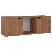 vidaXL TV-bänk brun ek 88,5x27,5x30,5 cm spånskiva - Bild 2