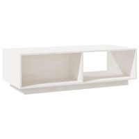 vidaXL Soffbord vit 110x50x33,5 cm massiv furu - Bild 8