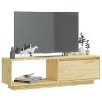 vidaXL Tv-bänk 110x30x33,5 cm massiv furu - Bild 3