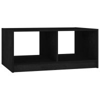 vidaXL Soffbord svart 75x50x33,5 cm massiv furu - Bild 2