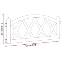 vidaXL Rabattkanter 17 st vit 10 mm PP - Bild 6