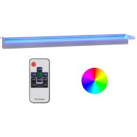 vidaXL Vattenfall med RGB LED rostfritt stål 108 cm - Bild 2