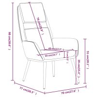 vidaXL Vilstol taupe tyg - Bild 8