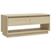 vidaXL TV-bänk sonoma-ek 102x41x44 cm konstruerat trä - Bild 2