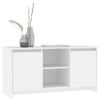 vidaXL TV-bänk vit 102x37,5x52,5 cm spånskiva - Bild 3