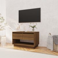 vidaXL Tv-bänk brun ek 70x41x44 cm konstruerat trä - Bild 3