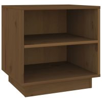 vidaXL Sängbord 2 st honungsbrun 40x34x40 cm massiv furu - Bild 2