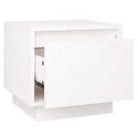 vidaXL Sängbord 2 st vit 35x34x32 cm massiv furu - Bild 7