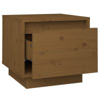 vidaXL Sängbord honungsbrun 35x34x32 cm massiv furu - Bild 5