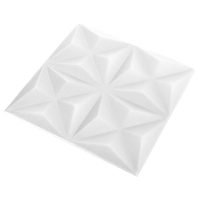 vidaXL 3D Väggpaneler 24 st 50x50 cm origami vit 6 m² - Bild 3