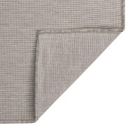 vidaXL Utomhusmatta plattvävd 160x230 cm taupe - Bild 2