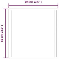 vidaXL Badrumsspegel LED 60x60 cm - Bild 5