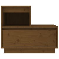 vidaXL Sängbord 2 st honungsbrun 60x34x51 cm massiv furu - Bild 4