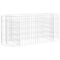 vidaXL Planteringsgabion galvaniserat järn 120x50x50 cm - Bild 2