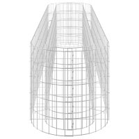 vidaXL Planteringsgabion galvaniserat järn 260x50x50 cm - Bild 5