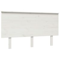 vidaXL Sänggavel vit 184x6x82,5 cm massiv furu - Bild 2