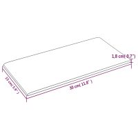 vidaXL Väggpaneler 12 st svart 30x15 cm konstläder 0,54 m² - Bild 8