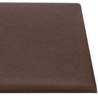 vidaXL Väggpaneler 12 st brun 30x15 cm konstläder 0,54 m² - Bild 5