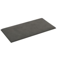 vidaXL Väggpaneler 12 st mörkgrå 30x15 cm sammet 0,54 m² - Bild 4