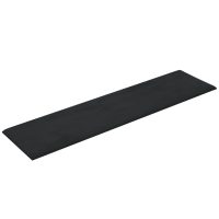 vidaXL Väggpaneler 12 st Svart 60x15 cm sammet 1,08 m² - Bild 5