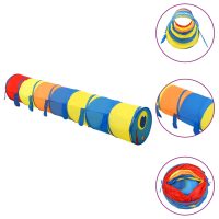 vidaXL Lektunnel med 250 bollar flerfärgad 245 cm polyester - Bild 3