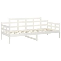 vidaXL Dagbädd vit 80x200 cm massiv furu - Bild 4