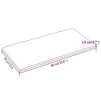 vidaXL Väggpaneler 12 st rosa 60x30 cm sammet 2,16 m² - Bild 8