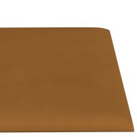 vidaXL Väggpaneler 12 st brun 60x15 cm sammet 1,08 m² - Bild 5