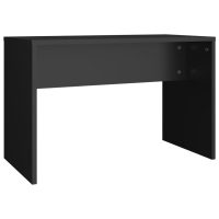 vidaXL Sminkbord svart 86,5x35x136 cm - Bild 7