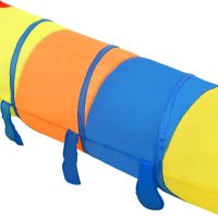 vidaXL Lektunnel flerfärgad 245 cm polyester - Bild 7