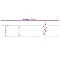 vidaXL Rabattkanter 10 st 20x103 cm flexibelt cortenstål - Bild 12